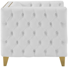 Load image into Gallery viewer, Michelle White Faux Leather Chair