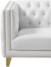 Load image into Gallery viewer, Michelle White Faux Leather Chair