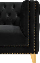 Load image into Gallery viewer, Michelle Black Velvet Chair