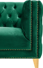 Load image into Gallery viewer, Michelle Green Velvet Sofa