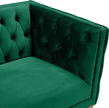 Load image into Gallery viewer, Michelle Green Velvet Sofa