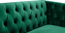 Load image into Gallery viewer, Michelle Green Velvet Sofa
