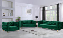 Load image into Gallery viewer, Michelle Green Velvet Sofa