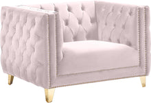 Load image into Gallery viewer, Michelle Pink Velvet Chair