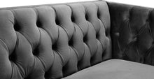 Load image into Gallery viewer, Michelle Grey Velvet Sofa