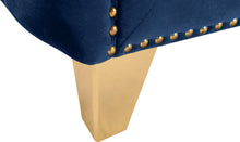 Load image into Gallery viewer, Michelle Navy Velvet Chair