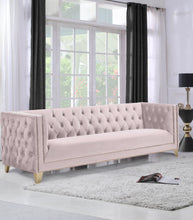 Load image into Gallery viewer, Michelle Pink Velvet Sofa