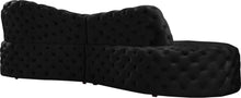 Load image into Gallery viewer, Royal Black Velvet 2pc. Sectional