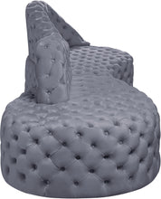 Load image into Gallery viewer, Royal Grey Velvet 2pc. Sectional