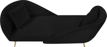 Load image into Gallery viewer, Nolan Black Velvet Chaise