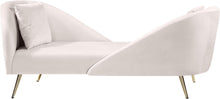 Load image into Gallery viewer, Nolan Cream Velvet Chaise