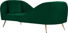 Load image into Gallery viewer, Nolan Green Velvet Chaise