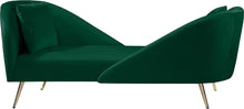 Load image into Gallery viewer, Nolan Green Velvet Chaise