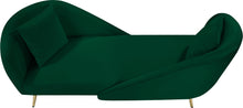 Load image into Gallery viewer, Nolan Green Velvet Chaise