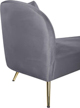Load image into Gallery viewer, Nolan Grey Velvet Chaise