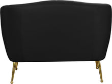 Load image into Gallery viewer, Tori Black Velvet Chair
