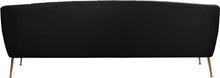 Load image into Gallery viewer, Tori Black Velvet Sofa