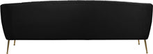 Load image into Gallery viewer, Tori Black Velvet Sofa