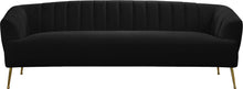 Load image into Gallery viewer, Tori Black Velvet Sofa