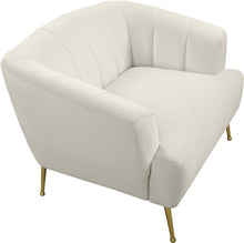 Load image into Gallery viewer, Tori Cream Velvet Chair