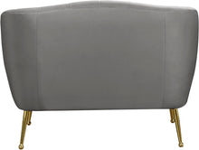 Load image into Gallery viewer, Tori Grey Velvet Chair