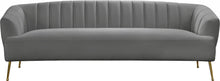 Load image into Gallery viewer, Tori Grey Velvet Sofa