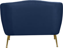Load image into Gallery viewer, Tori Navy Velvet Chair