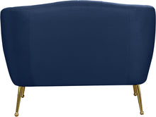 Load image into Gallery viewer, Tori Navy Velvet Chair