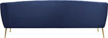 Load image into Gallery viewer, Tori Navy Velvet Sofa