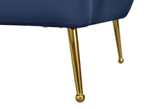 Load image into Gallery viewer, Tori Navy Velvet Chair