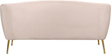 Load image into Gallery viewer, Tori Pink Velvet Loveseat