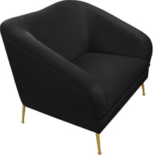 Load image into Gallery viewer, Hermosa Black Velvet Chair