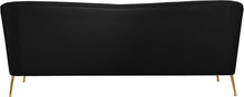 Load image into Gallery viewer, Hermosa Black Velvet Sofa