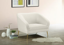 Load image into Gallery viewer, Hermosa Cream Velvet Chair