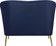 Load image into Gallery viewer, Hermosa Navy Velvet Chair