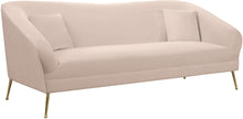 Load image into Gallery viewer, Hermosa Pink Velvet Sofa