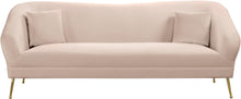 Load image into Gallery viewer, Hermosa Pink Velvet Sofa
