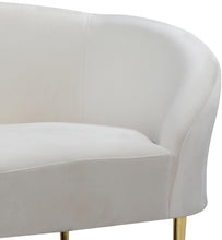 Load image into Gallery viewer, Ritz Cream Velvet Chair
