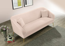 Load image into Gallery viewer, Hermosa Pink Velvet Sofa
