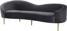 Load image into Gallery viewer, Ritz Grey Velvet Sofa