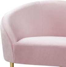 Load image into Gallery viewer, Ritz Pink Velvet Sofa
