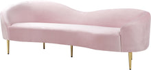 Load image into Gallery viewer, Ritz Pink Velvet Sofa