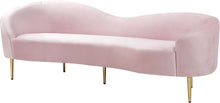 Load image into Gallery viewer, Ritz Pink Velvet Sofa