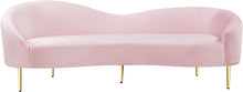 Load image into Gallery viewer, Ritz Pink Velvet Sofa