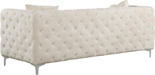 Load image into Gallery viewer, Scarlett Cream Velvet Sofa