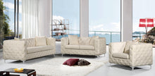 Load image into Gallery viewer, Scarlett Cream Velvet Chair
