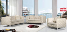 Load image into Gallery viewer, Scarlett Cream Velvet Sofa