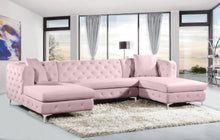 Load image into Gallery viewer, Gail Pink Velvet 3pc. Sectional