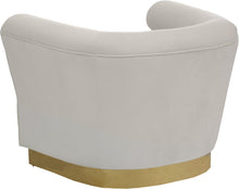 Load image into Gallery viewer, Bellini Cream Velvet Chair