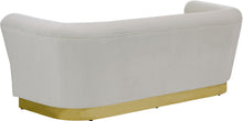Load image into Gallery viewer, Bellini Cream Velvet Sofa